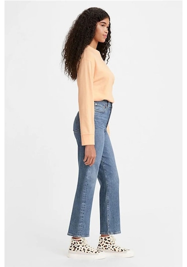 Levi's Mavi Ribcage Straight Ankle Kadın Jean Pantolon - A7743-0001-2652 Açık İndigo