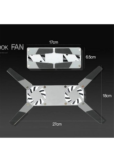 Dizüstü Bilgisayar Soğutucu Ped Standı Taban Soğutma Katlanabilir Fan Uygun Dizüstü Bilgisayar Soğutucu Dizüstü Bilgisayar Aksesuarları