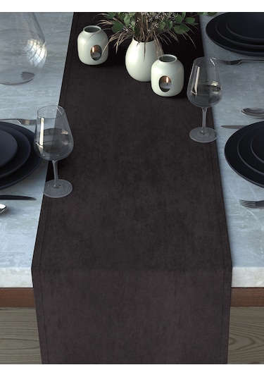 Kadife Dokulu Duman Grisi Runner Duman Grisi