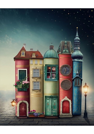 Nova 1000 Parça Geceyi Aydınlatan Kitaplar Puzzle - Elena Schweit