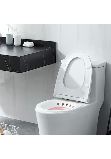 Suntek Sitz Banyo Yıkama Kalça Havzası Katlanır Portatif Bide Pembe+sifon