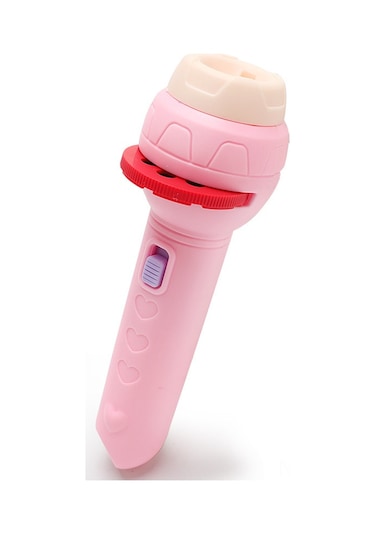 Yaozixa Küçük Çocuklar İçin Eğitici 24 Görüntülü Ayakta Projeksiyon El Feneri - Kahverengi Torba Paketi