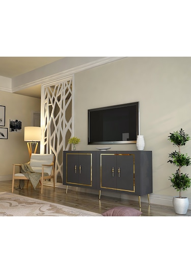 Pıeroct Kb150 Konsol Antrasit-altın