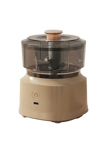 Pazly Cbtx Jrq-01 Ev Kablosuz Elektrikli Kıyma Makinesi, Mutfak Sarımsak Dövücü, Boyut: Elektroliz Çift Tıklama Kahve, Elektrikli Sos Kaplama Makinesi Kahverengi