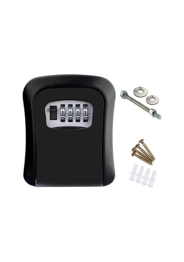 Anahtar Depolama Kilit Kutusu, Toz Geçirmez Kapağı İle Duvara Monte, 4 Haneli Kombinasyon Şifresi, Dış Mekan Anahtar Güvenli Kutusu, Sıfırlanabilir Kod, Anahtar Tutucu Gizleyici Diğer Diğer