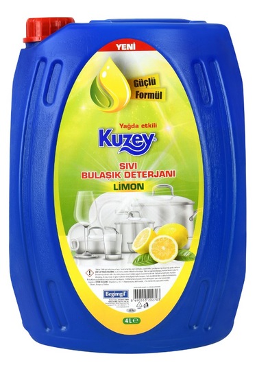 Kuzey Sıvı Bulaşık Deterjanı Limon Ekstra 4 Lt