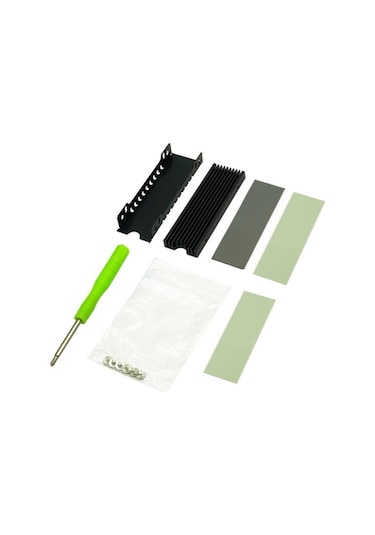 M.2 Ssd 2280 Ps5 Hızlı Soğutma İçin Soğutucu M2 2280 Nvme Katı Hal Sürücüsü Sabit Disk Alüminyum Soğutucu Radyatör Pc Aksesuarları Kırmızı