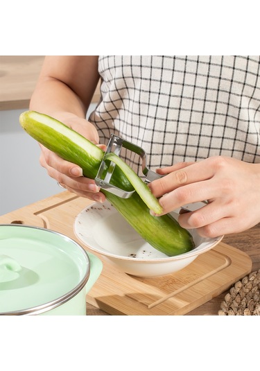 Porsima 16563-10 Paslanmaz Meyve Sebze Soyacağı Dilimleyici