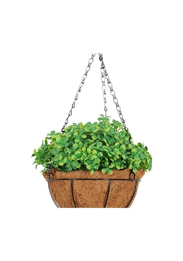 Pazly Yapılı Yapay Suntek Saksı Dekoratif Oturma Dört Bitki Askı 40cmx25cm Cw 40cmx25cm