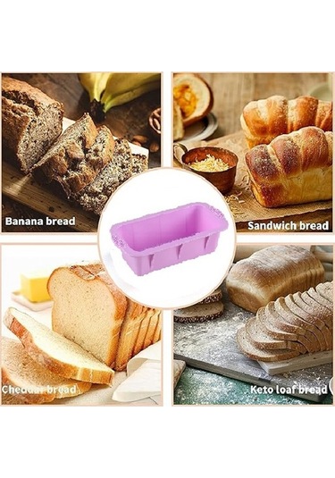 Ulzyvf Yapışmaz Kek Kalıpları Silikon Somun Ekmeklik 1 Adet Diğer