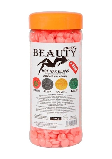 Zorex Beauty Titanyum Turuncu Boncuk Ağda 250 G