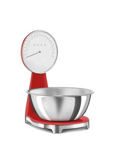 Smeg 50's Style Retro Kırmızı Analog Mutfak Tartısı Ksf01rdww Kırmızı