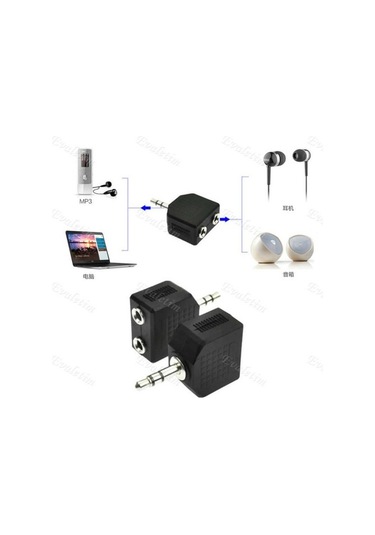 Kulaklık Çoklayıcı 3.5Mm 4704A Çevirici Dönüştürüc