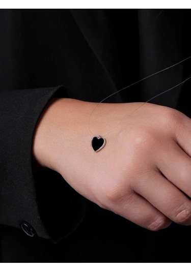 Lucente Balıkçılık İpi Kolye Kalp 925 Ayar Gümüş 327293797 Gümüş