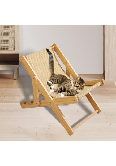 Homyl Kedi Yatağı Yedek Örtüsü Mat Kediler Için Sisal