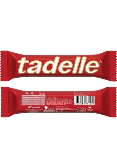 Tadelle Sütlü Çikolata 30 G