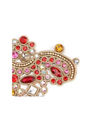 Padalink Kırmızı 08 Numara A Kaliteli Rhine Kristal Cam Taçlı, Giysi-ayakkabı-çanta Dekorasyonu, Yapıştır Veya Dikişle Uygulanabilir, 2 Adet/paket Dıy Aksesuar Çok Renkli