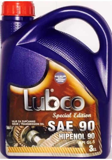 Lubco Sae 90 Numara Dişli Asansör ve Mekanik Dişli Yağı 3 L