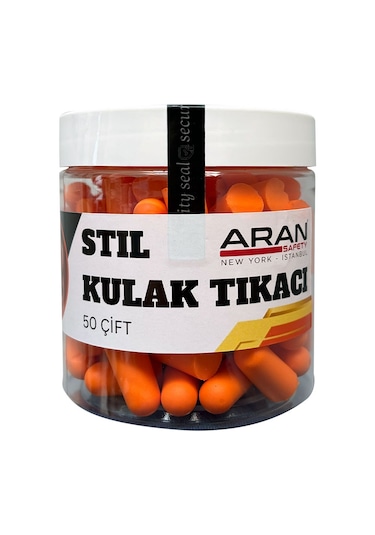 Aran Safety Stıl Kulak Tıkacı 50 Çift