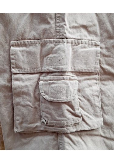 Sea Jeans Özel Üretim 9 Cep Kargo Pantolon Bej
