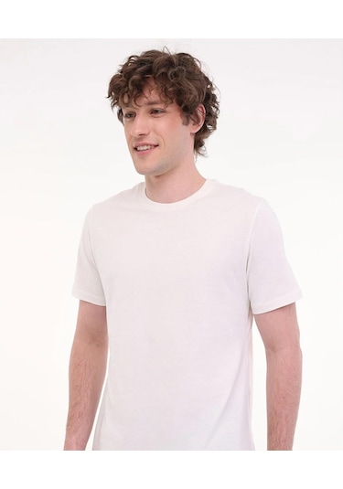 Kinetix Mb Pam C 11sn220 5fx Beyaz Erkek Kısa Kol T-shirt 101938816 Beyaz