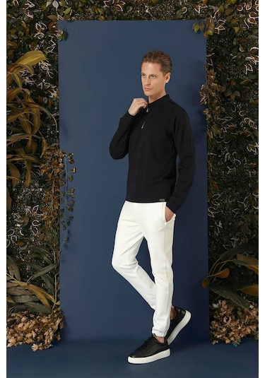 Swt 012 Swea Slim Fit Lacivert Spor 47 - Sweatshırt Lacivert