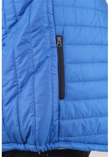 Starbattal Büyük Beden Jessica Su Itici Yelek 22810 Saks - 2Xl Saks Mavisi