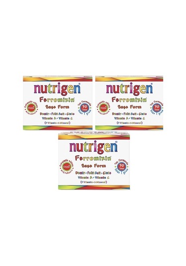 3 X Nutrigen Ferromixin 30 Saşe