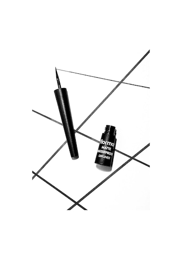 Flormar Matte Waterproof Suya Dayanıklı Mat Dipliner 001 Black