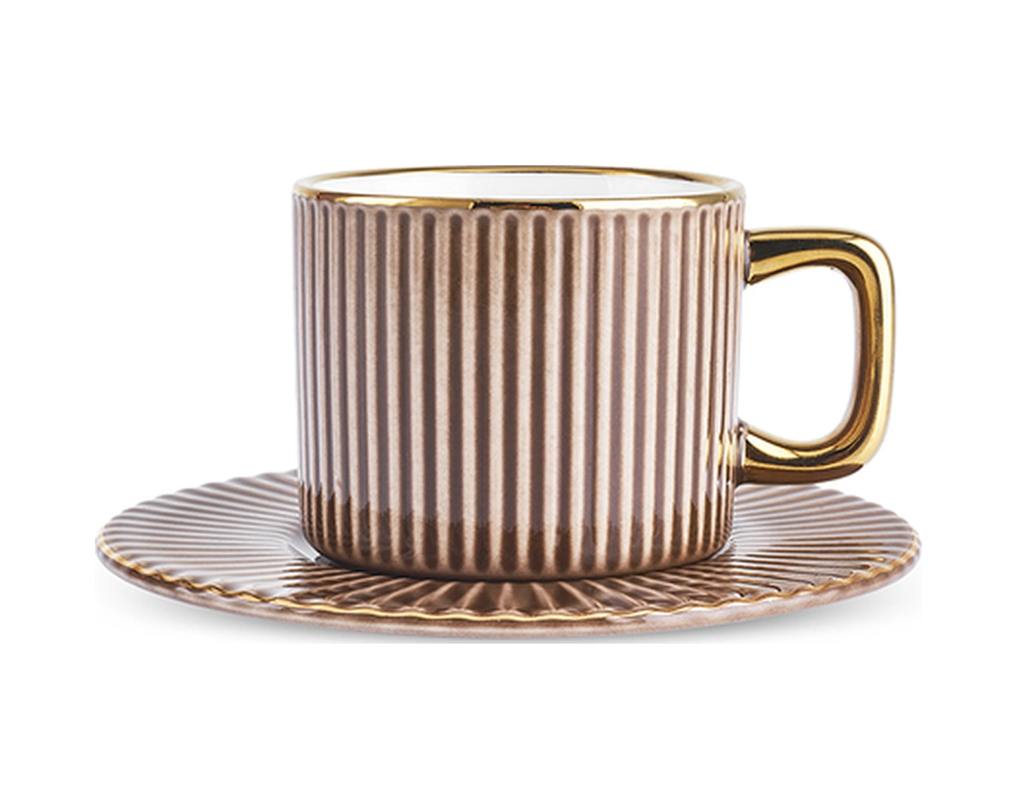 Karaca Massimo 6 Kişilik Kahve Fincanı 90 Ml Kahverengi