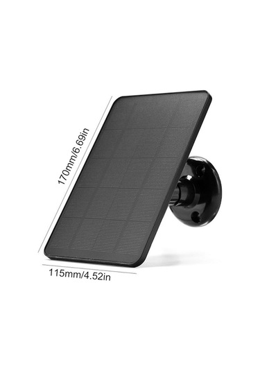 Besthome1 10w Güneş Panelli Ip66 Su Geçirmez Kamera, 360 Ayarlanabilir, Type-c, Güvenlik Kamera İçin