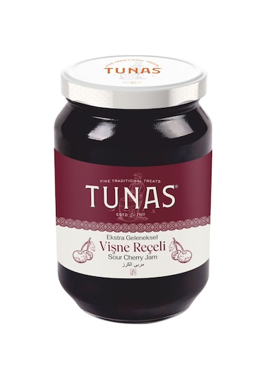 Tunas Reçel 1000 Gr Cam Vişne Ve Çilek 2 Li Set
