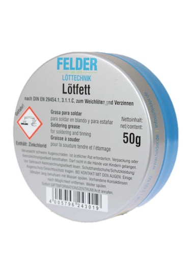 Felder Lötfett Lehim Pastası - 50g