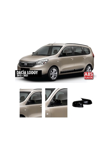 Dacia Lodgy Batman Yarasa Ayna Kapak - Parlak Siyah - 2012 2021