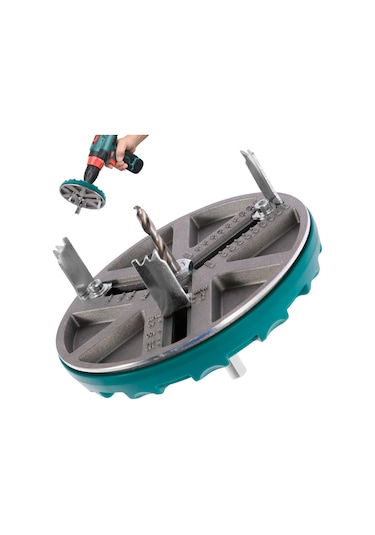 Ayarlanabilir Yuvarlak Delik Testere Aracı, Çap 45130mm, Sondaj İçin Ayarlanabilir Yumruk Testeresi