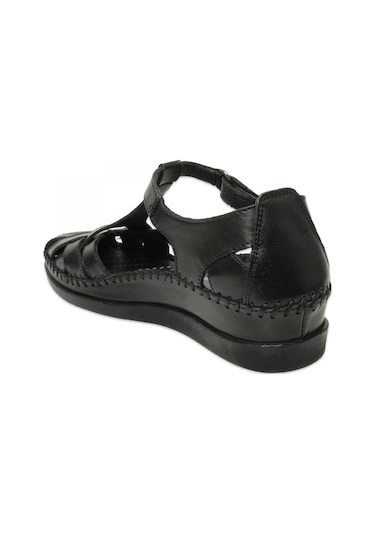 Forelli Larni-z 22526 Günlük Siyah Kadın Sandalet Siyah