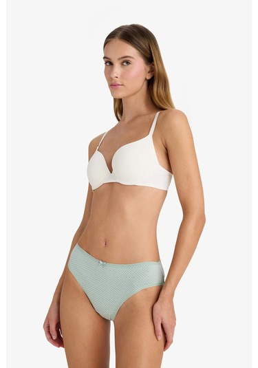 Defacto 3'lü Brief Külot Fall İn Love D6395ax25augn1109 Yeşil