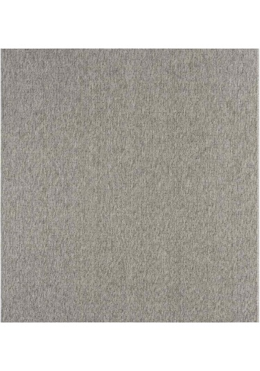 Gri Dokuma Görünümlü Modern Halı - L662grbo