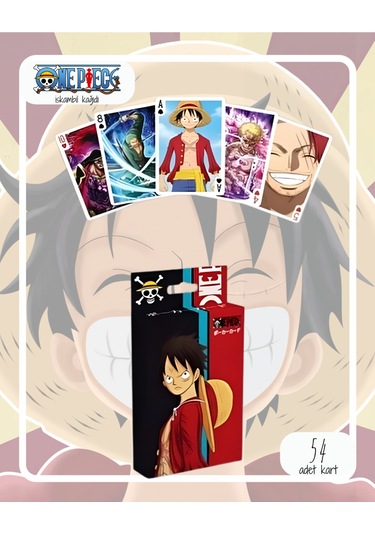 Anime One Piece Iskambil Kartı - Poker Kartı
