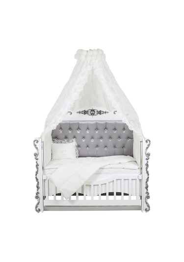 Setaymobilya Beşik, Payitaht Mdf Sallanan Beşik + Uyku Seti - Setay