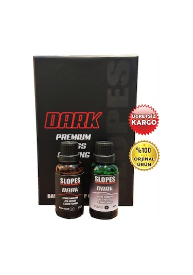 Slopes Dark Premium Glass Coating Çift Kat Seramik Kaplama 60 Ml