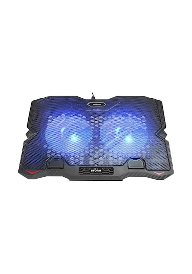 Addison Ad-s1 Storm Mavi Led Işıklı 2 Fanlı 2 Usb Dc 5v 125 125 20mm Notebook Soğutucu Stand