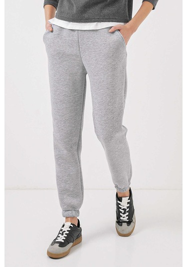 Gabria Paça Lastikli Eşofman Altı Gri