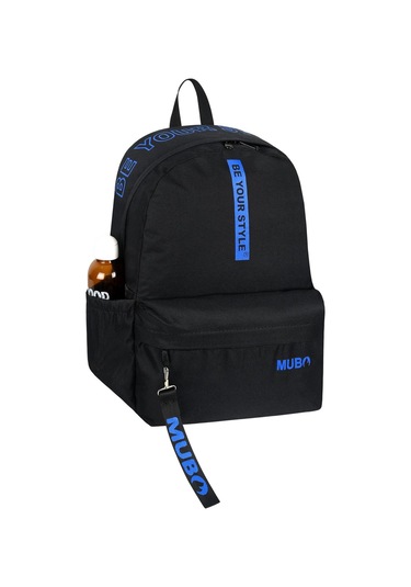 Geniş Hacimli Günlük Ve Okul Kullanımına Uygun Unisex Siyah Sax Sırt Çantası Pwcnt005 Siyah Sax