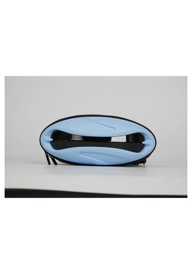 Led Işıklı Sert Korumalı Bel Çantası Usb Şarjlı, Su Geçirmez, Darbe Dayanıklı Mavi