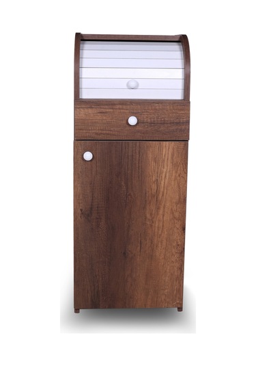 Zeta Çekmeceli Kiler & Ekmeklik Dolabı - Barok Ceviz Barok Ceviz