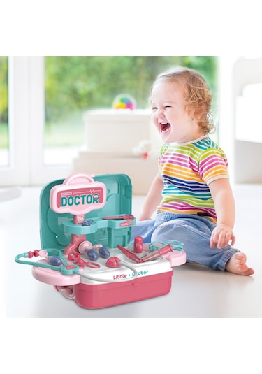 Ogi Mogi Toys Doktor Oyun Seti Eğitici 2 Si 1 Arada Sırt Çantası