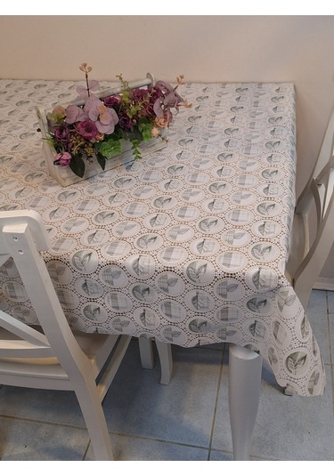 İthal Silinebilir Masa Örtüsü Kaymaz Tabanlı Pvc Muşamba Yeşil