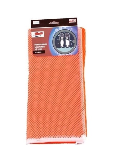 Ams Net Çamaşır Makinesi İçinde Ayakkabı Terlik Yıkama Filesi Fermuarlı Gri