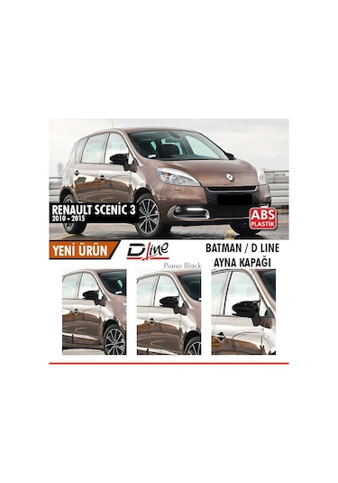 Renault Scenic 3 2010 - 2015 Yarasa Batman Ayna Kapağı